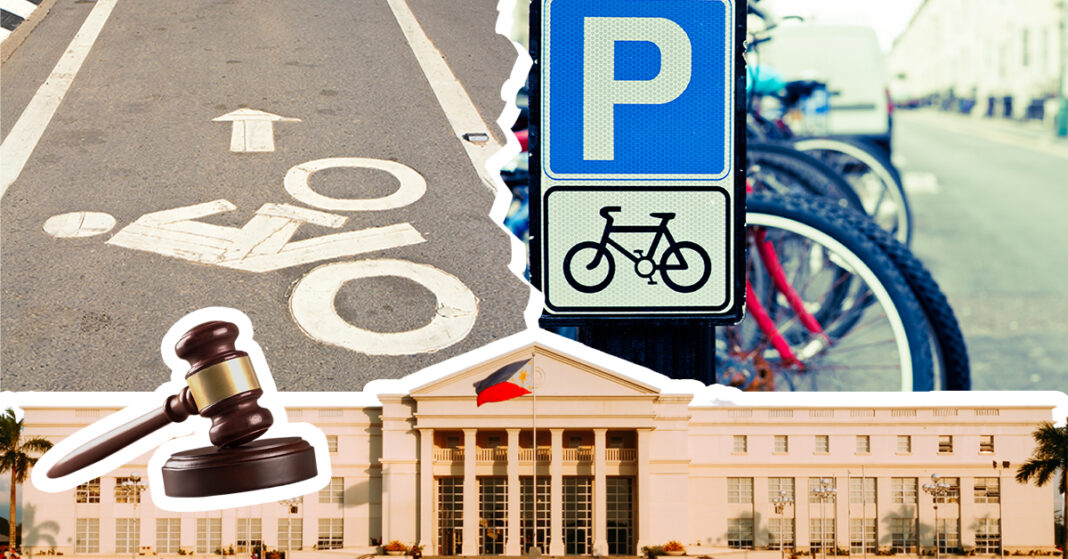 senate bill for bike lanes and parking spaces