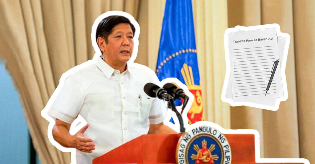 PBBM Signs 'Trabaho Para Sa Bayan Act' to Address Employment and Economic Issues