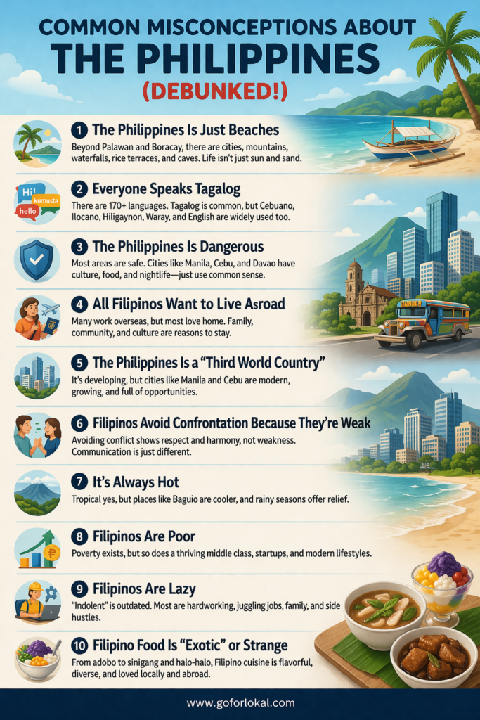 Common misconceptions about the philippines